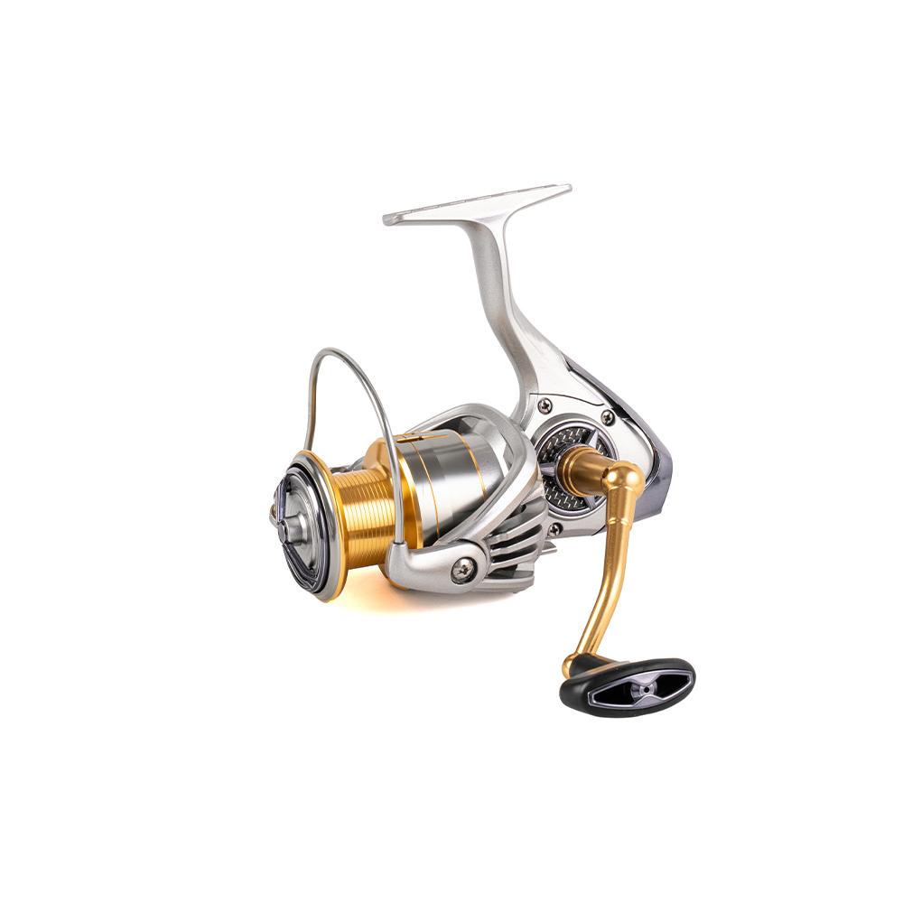 Aluminum-zinc double alloy transmission spinning reel
